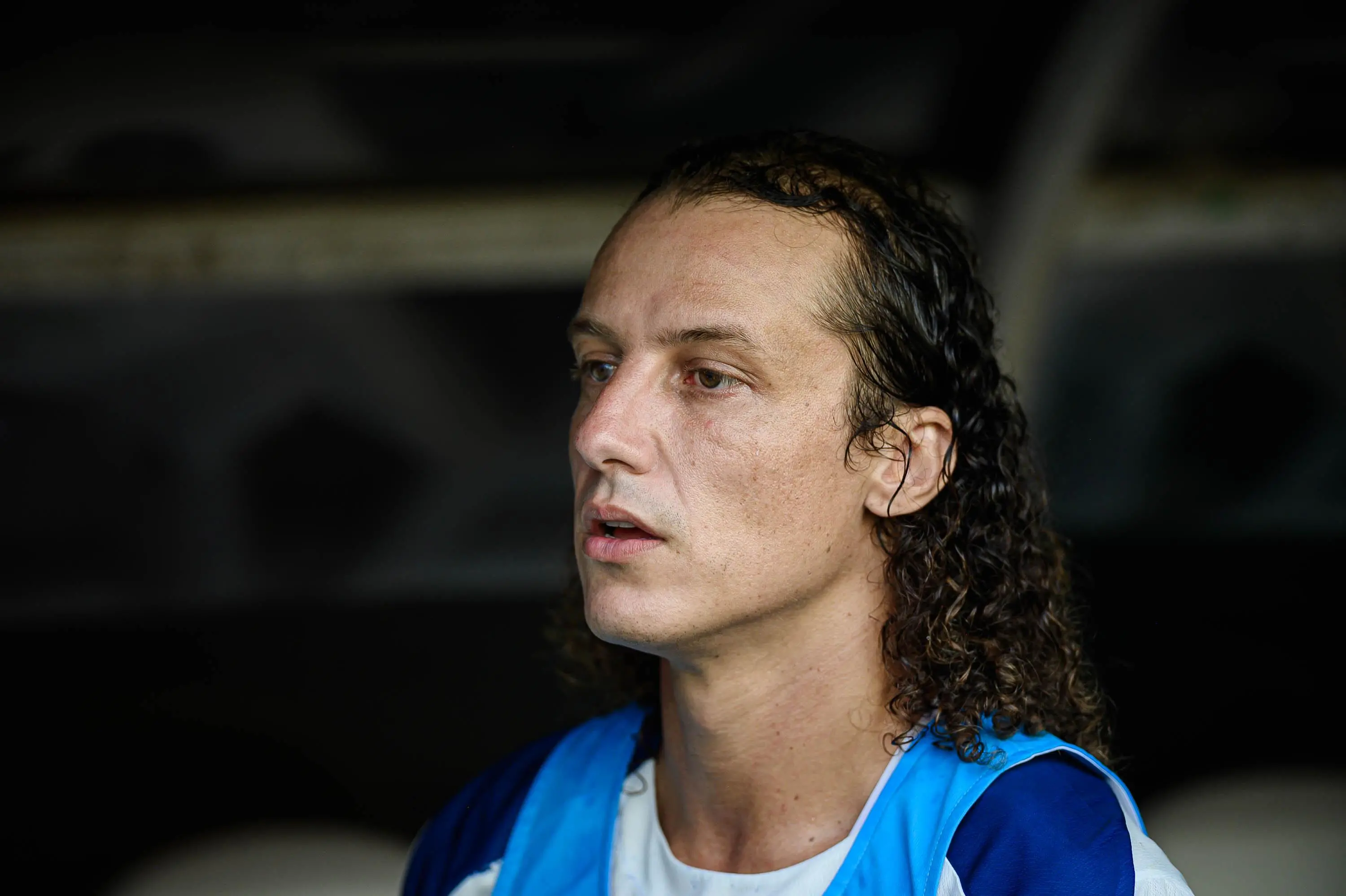 David Luiz em ação pelo Flamengo