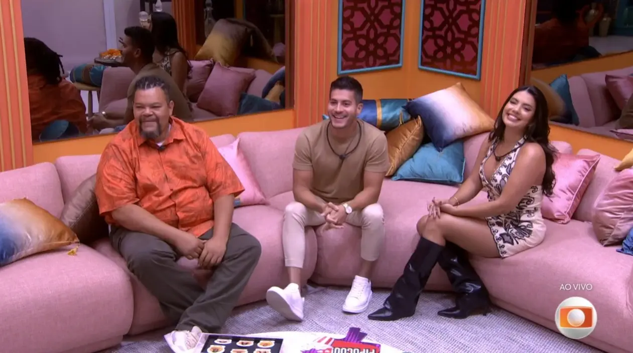 Babu Santana, Arthur Aguiar e Fernanda Bande participam do Sincerão como jurados nesta segunda-feira (17)