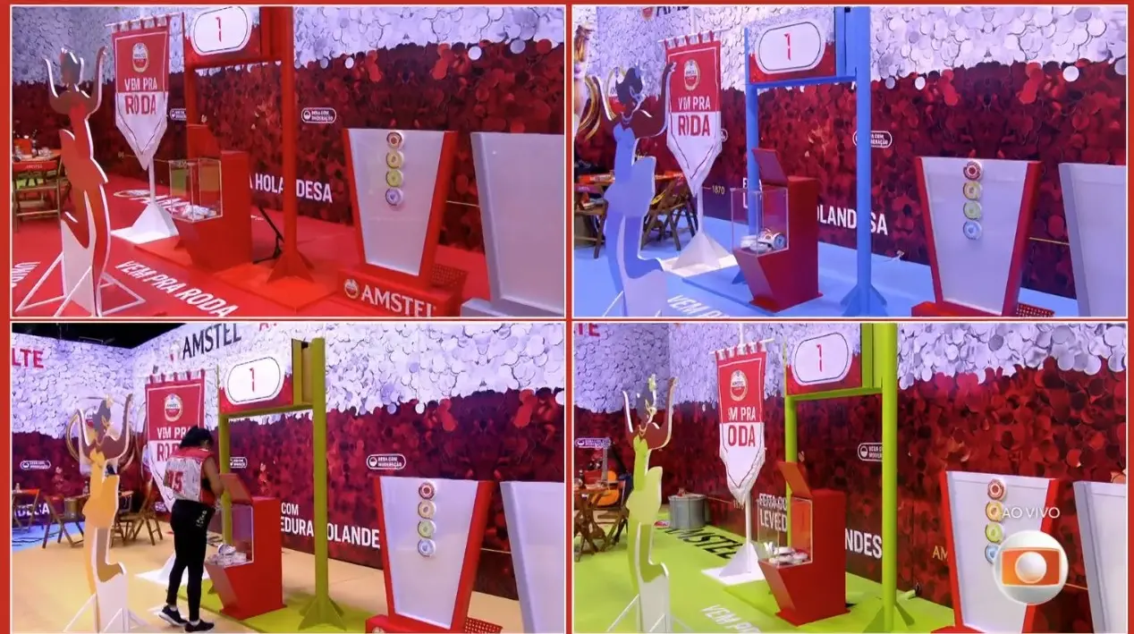 Participantes tinham que colocar as 