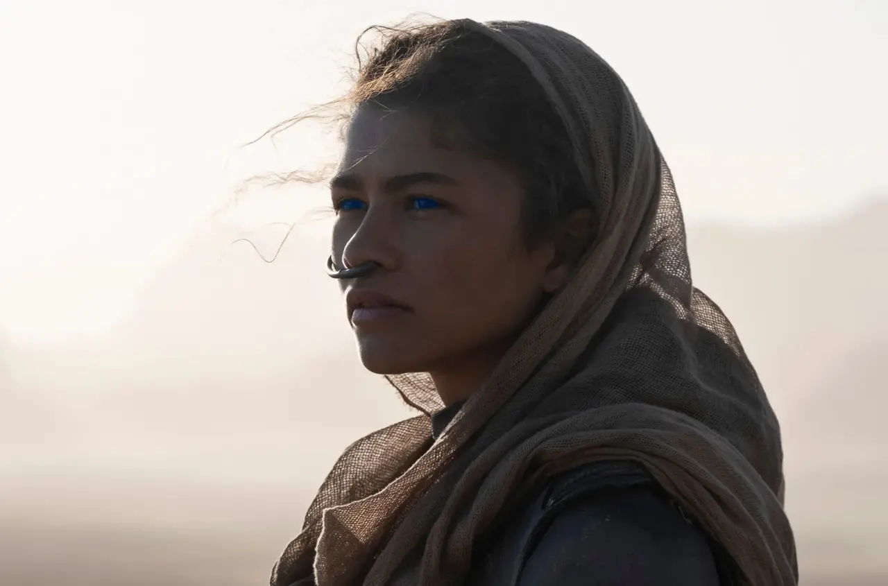Zendaya em cena no filme 'Duna: Parte 2'