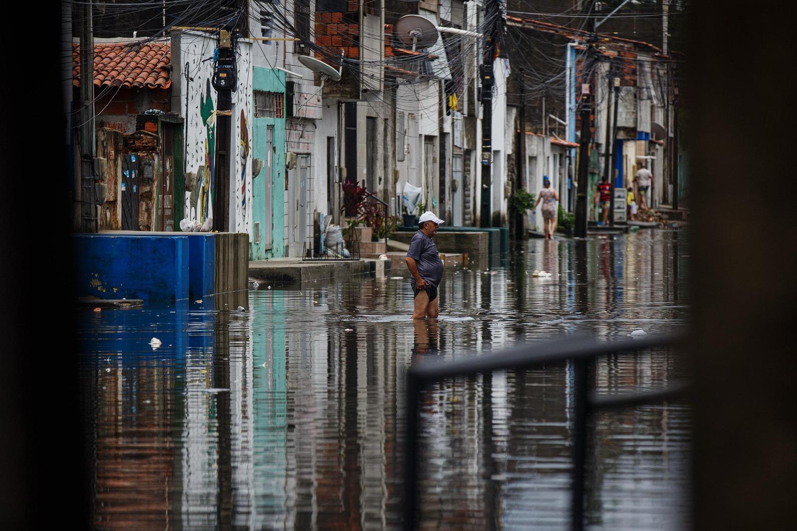 Alagamento no bairro Aerolandia