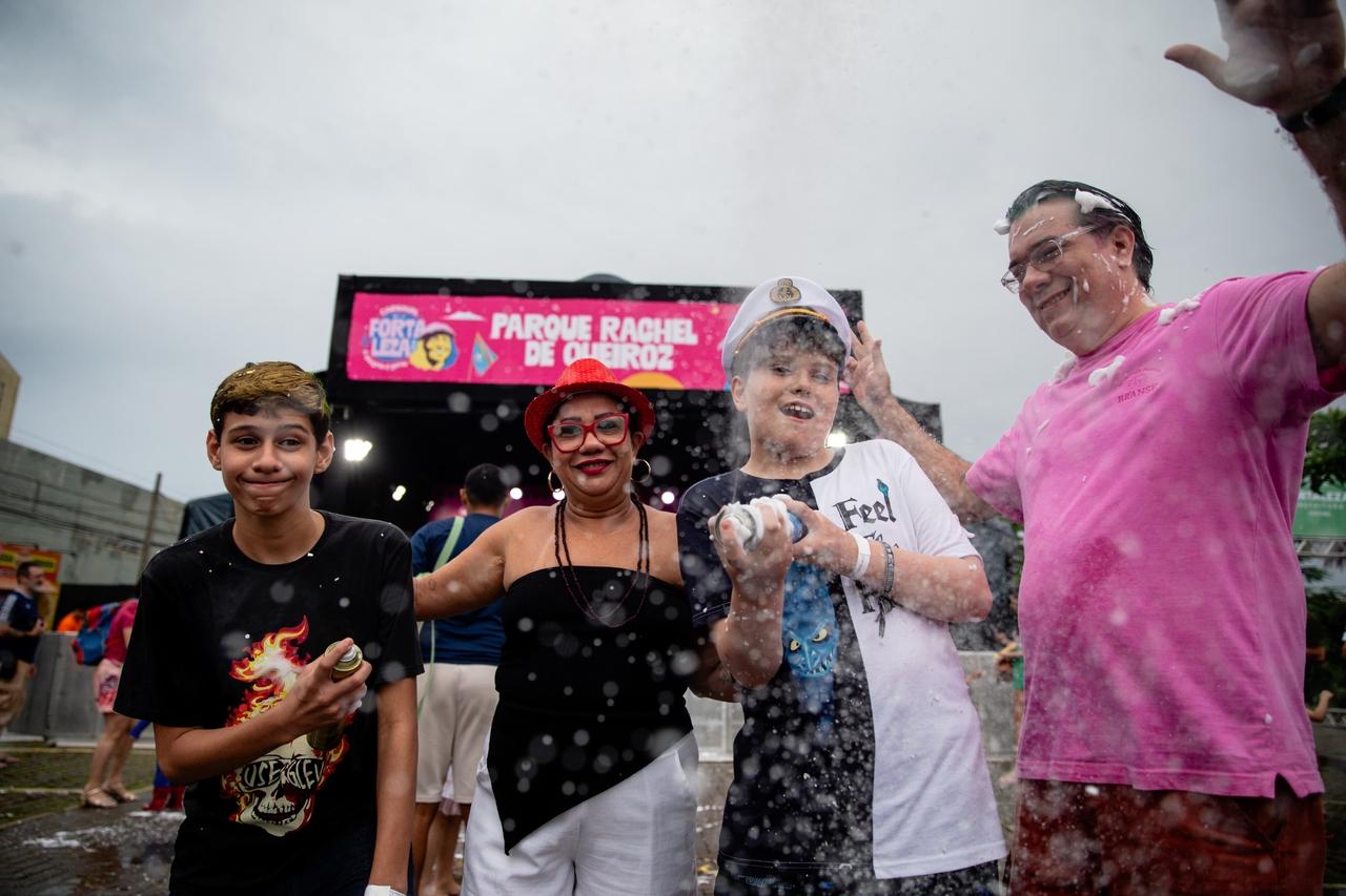 Parque Rachel de Queiroz recebeu programações do Carnaval de Fortaleza