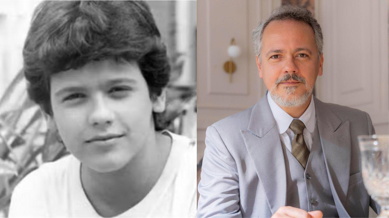 Fotos do ator Danton Mello com 35 anos de diferença