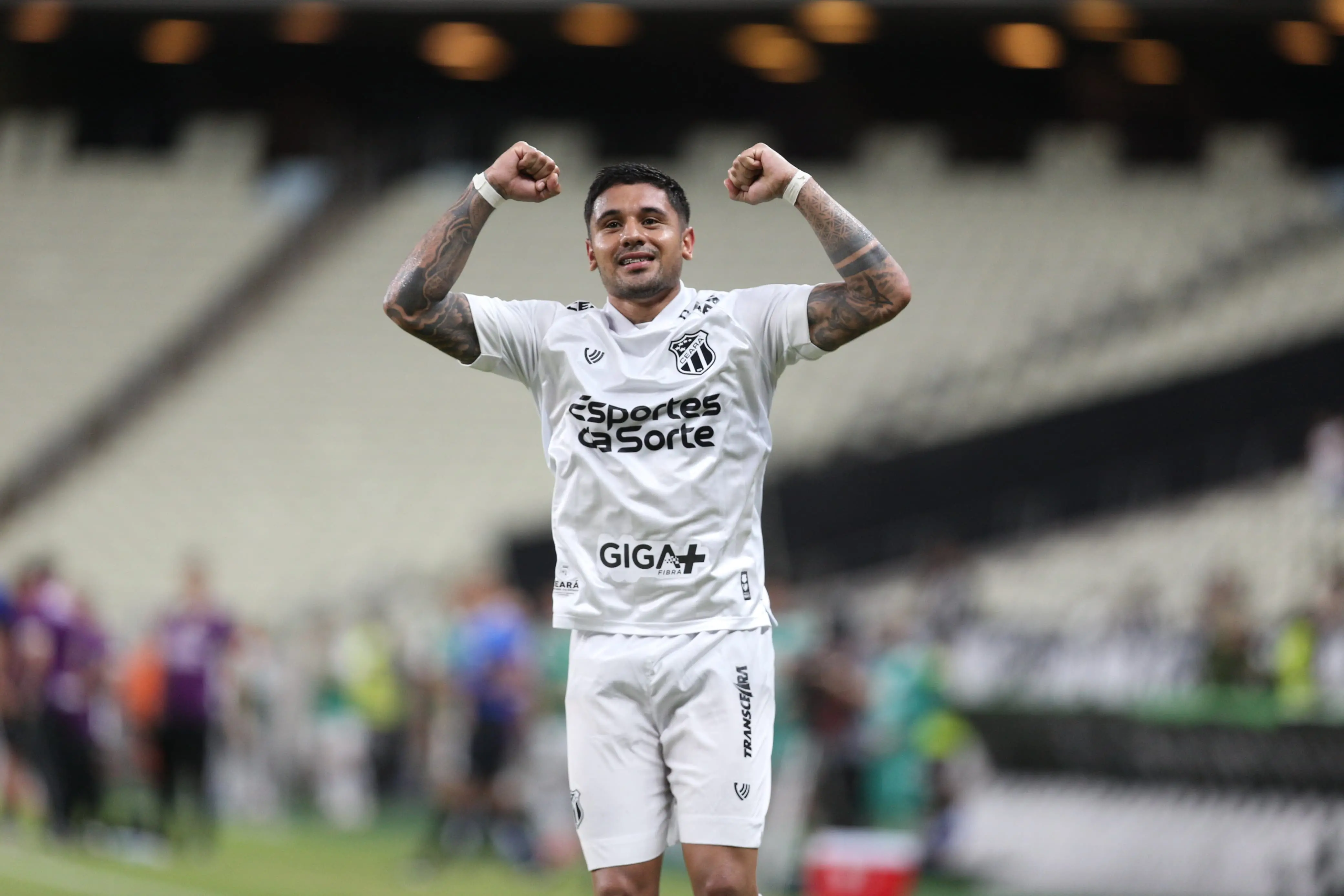 Foto de Galeano que tem três gols nos últimos três jogos do Vovô