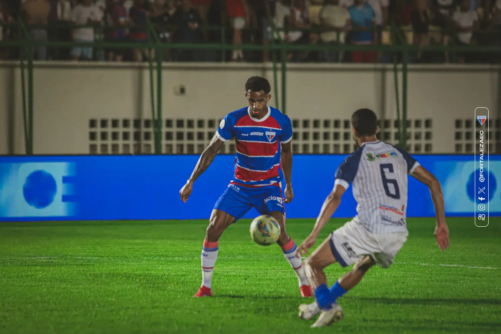 Dylan Borrero em ação pelo Fortaleza