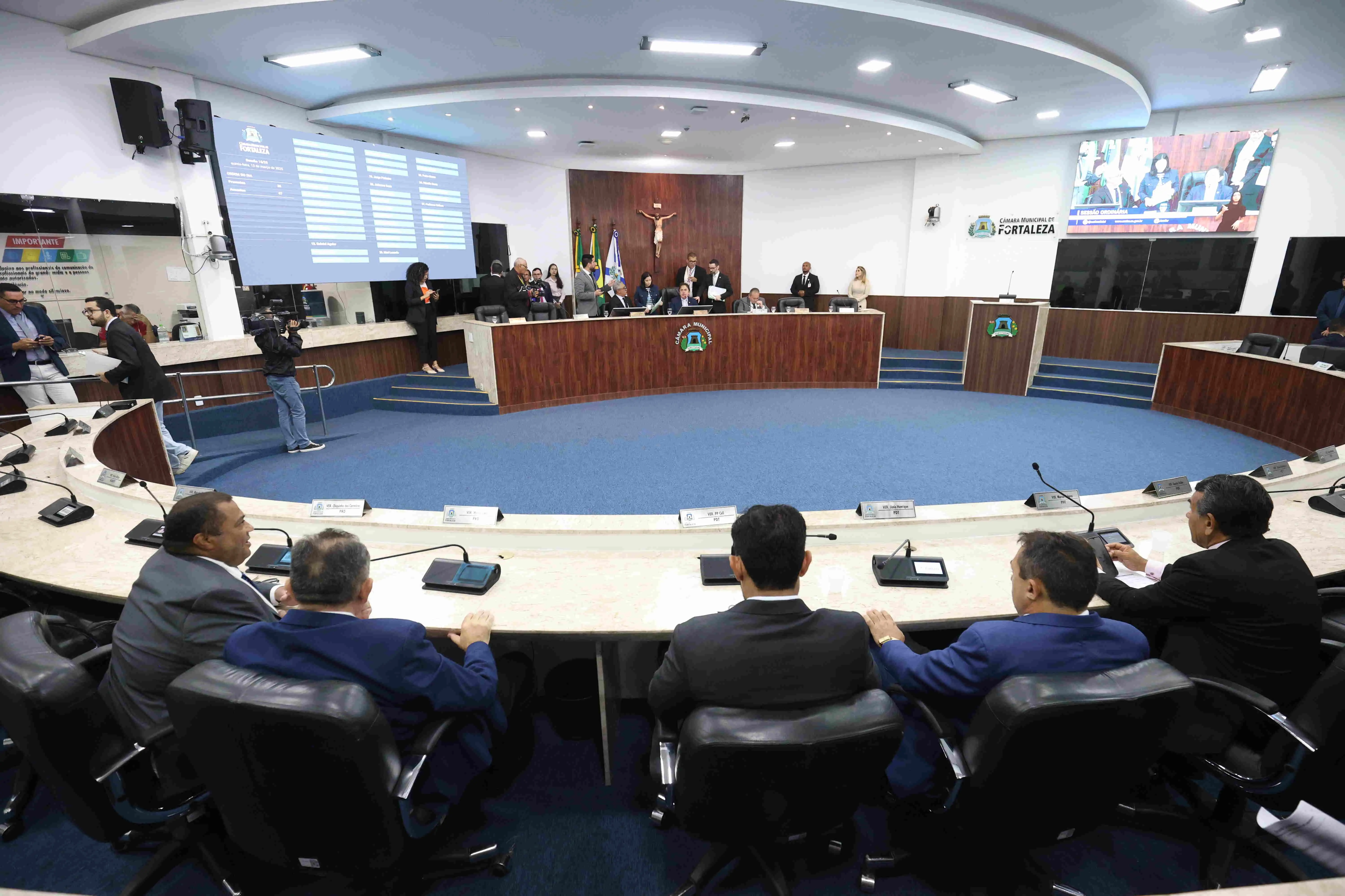 Foto do Plenário da Câmara Municipal de Fortaleza