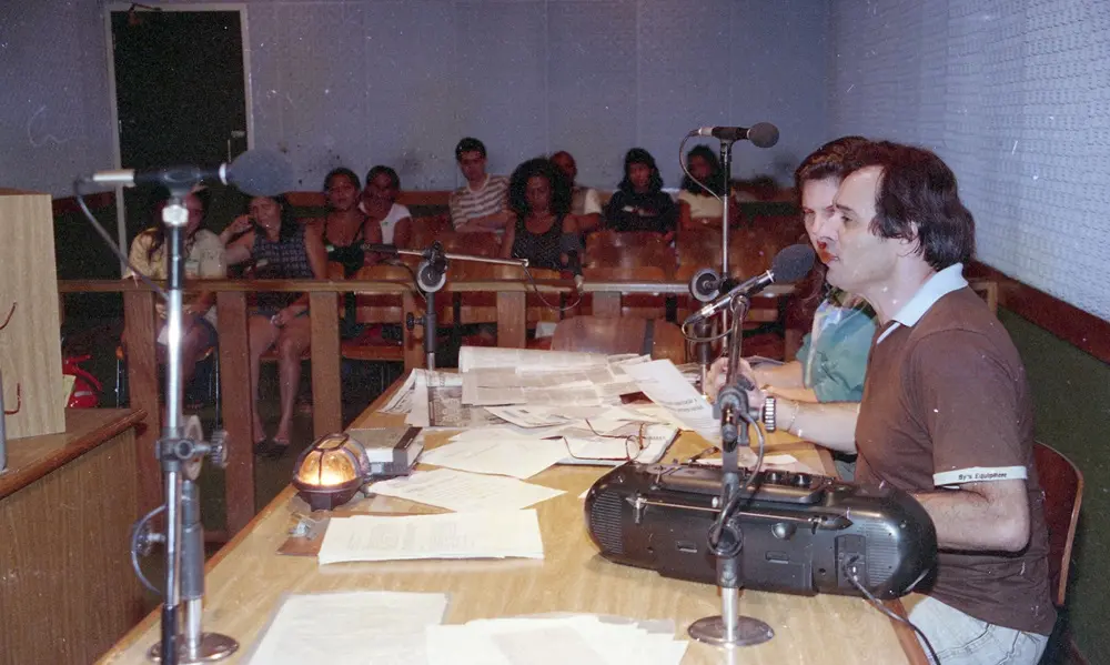 Em determinado momento da história do quadro, pessoas acompanhavam a gravação do programa no estúdio
