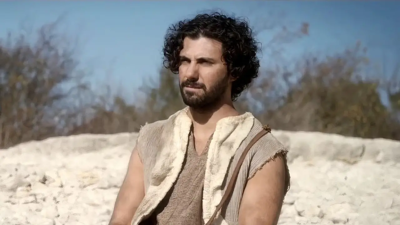 Imagem de André (Noah James) em The Chosen.