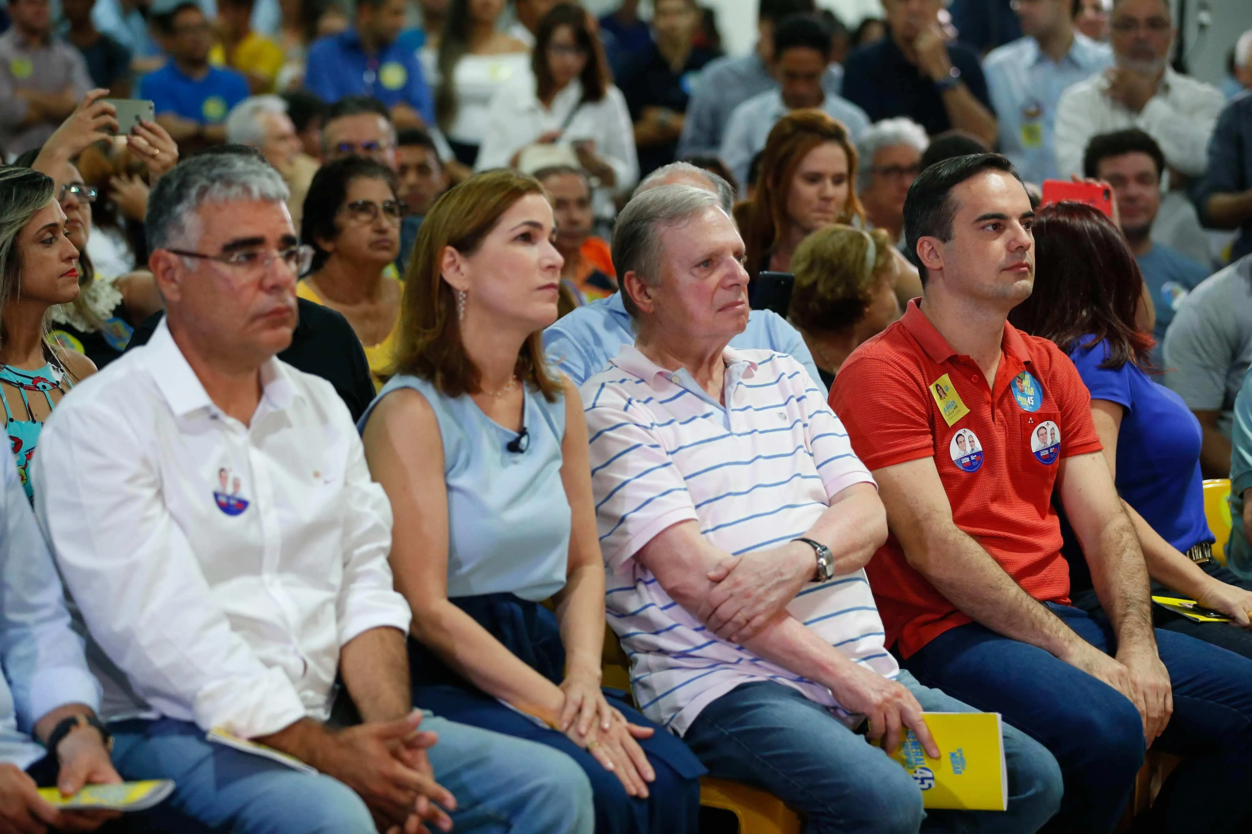 Girão, Mayra, Tasso e Wagner durante a campanha de 2018