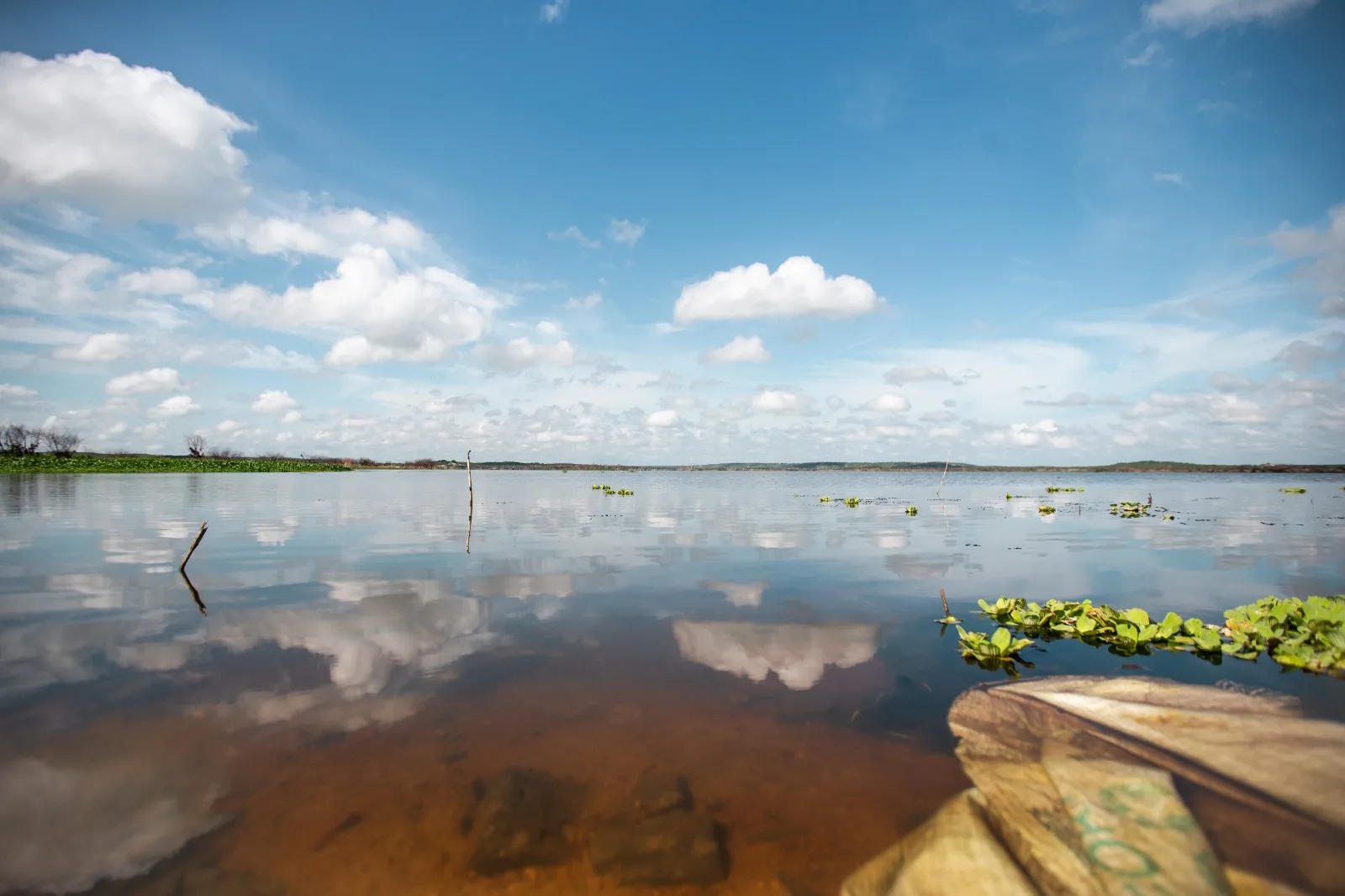 O açude Castanhão é o maior reservatório de água do Ceará e acumula 29,25% do volume total