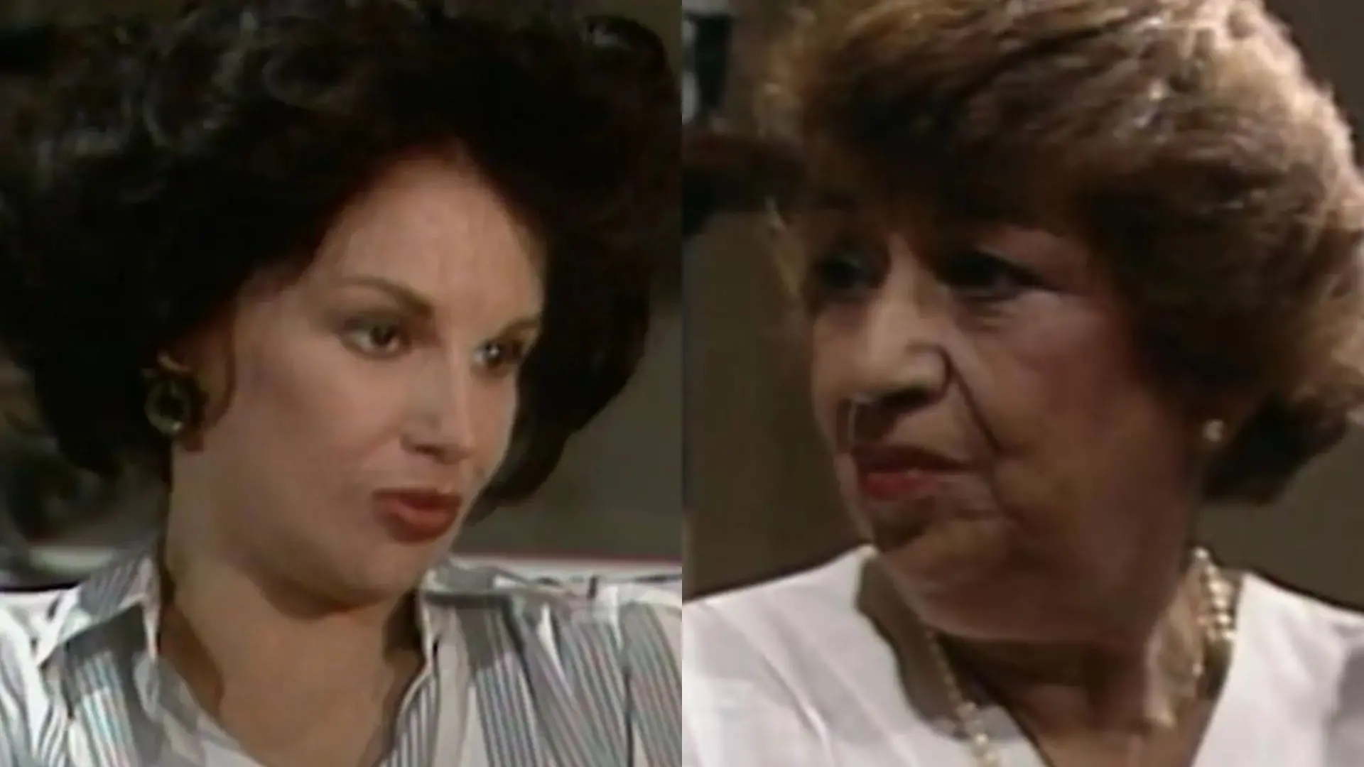 Na versão original, Íris não concordava com o otimismo de Poliana, na época vivido por Pedro Paulo Rangel