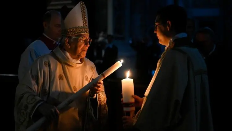 Cardeal Giovanni Battista, homilia, páscoa, papa francisco