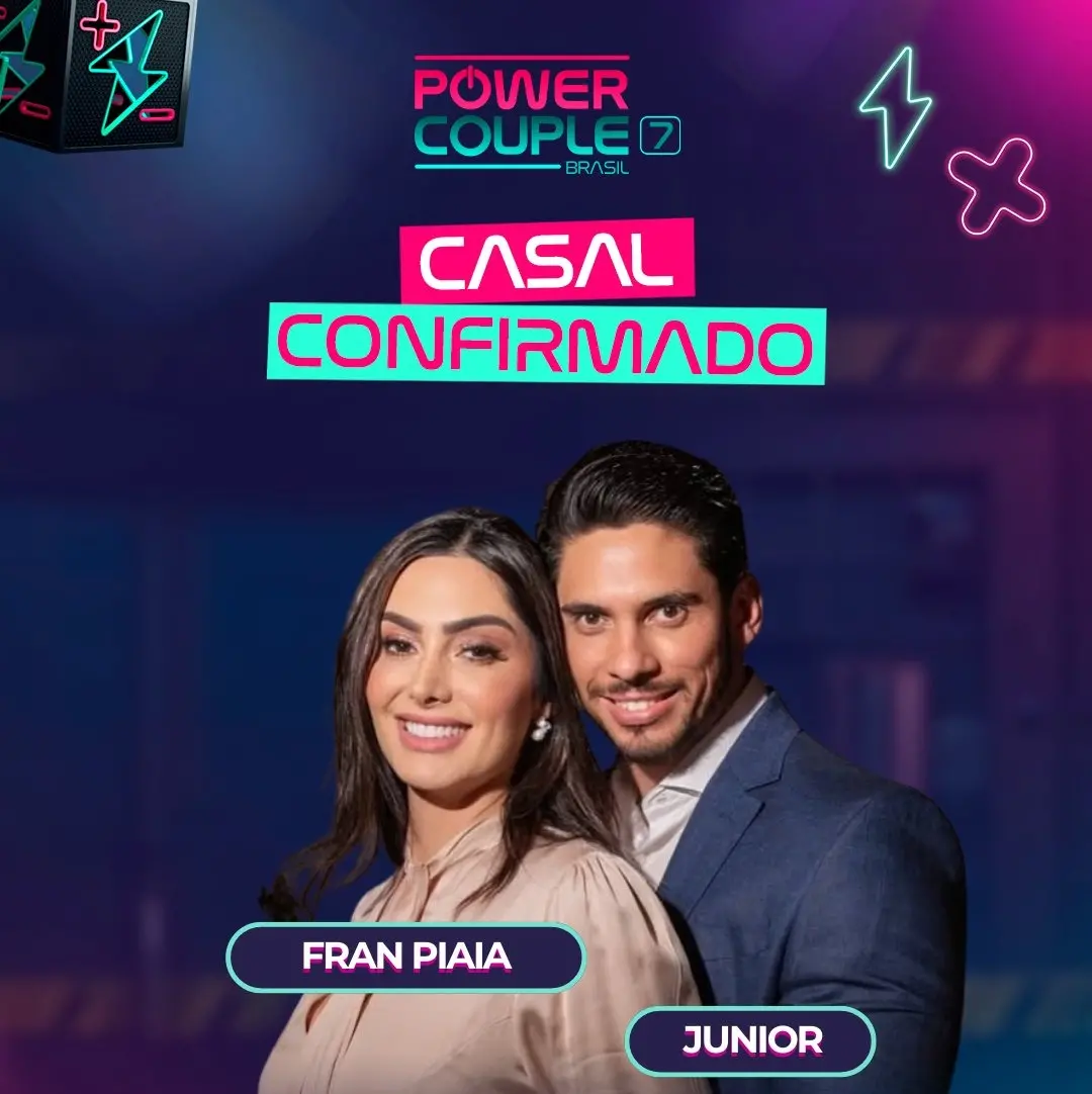 Na iamgem vemos o casal Francine e Junior