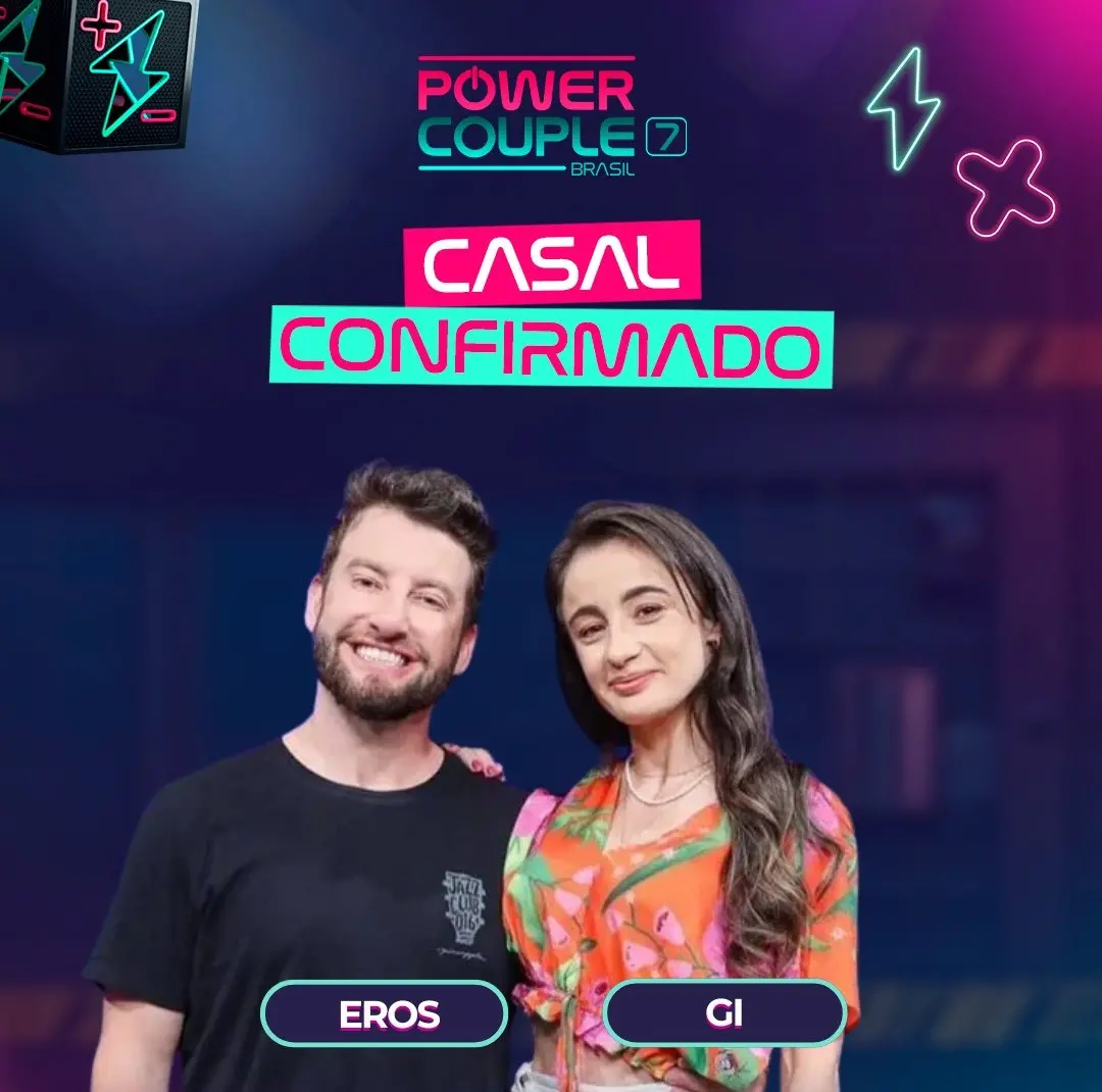Na imagem vemos o casal Eros e Gi