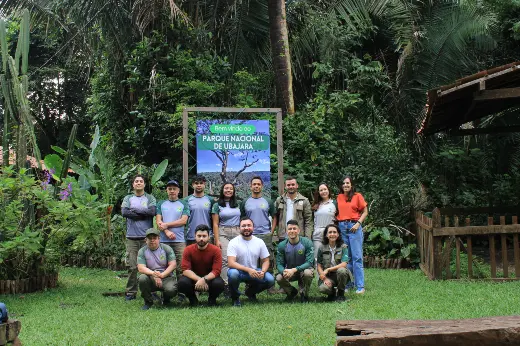 Foto da equipe dos pesquisadores da digitalização da gruta de Ubajara