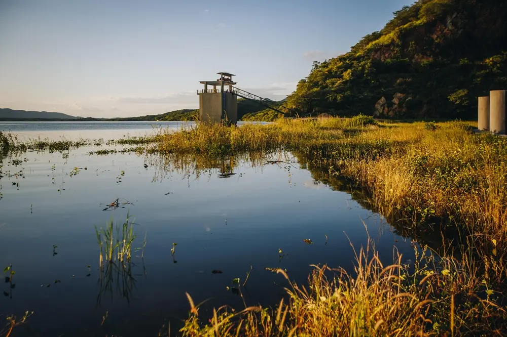 Imagem do Açude do Orós no Ceará
