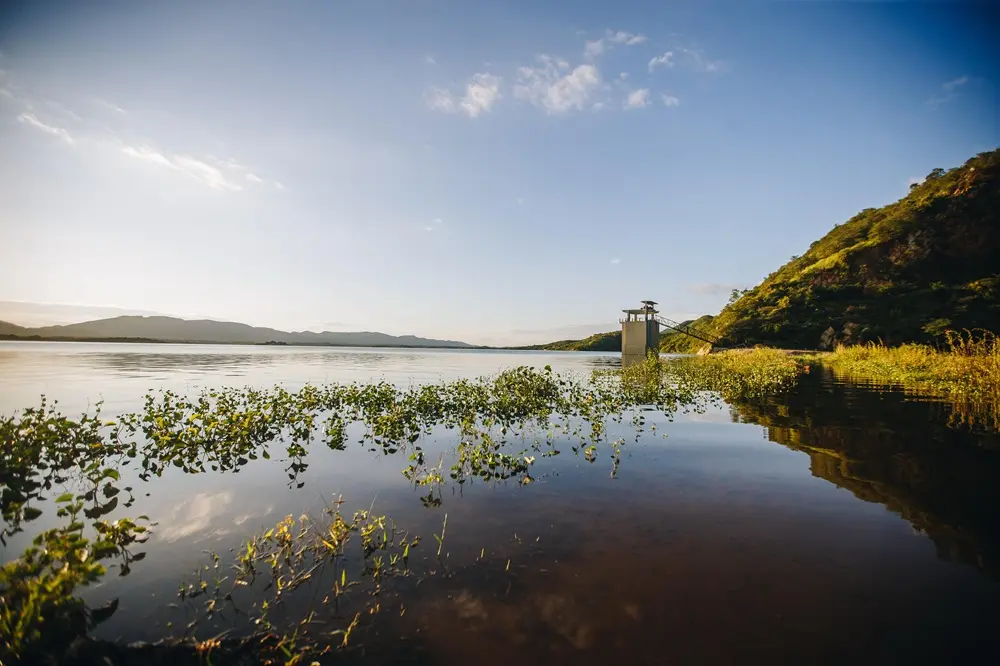 Imagem do Açude do Orós no Ceará