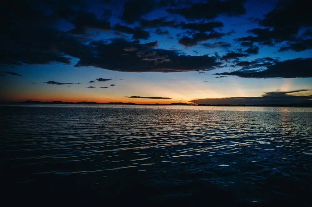 Imagem do Pôr do sol no Açude Orós