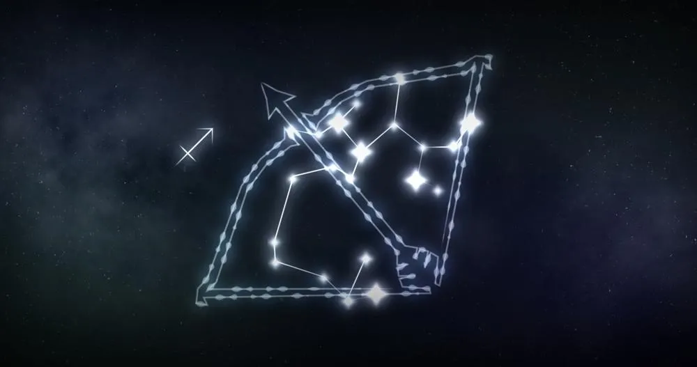 Signo de Sagitário do zodíaco no horóscopo mensal de junho de 2025