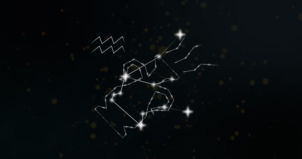 Imagem do animal e símbolo que representa o signo de Aquário no horóscopo mensal de junho de 2025