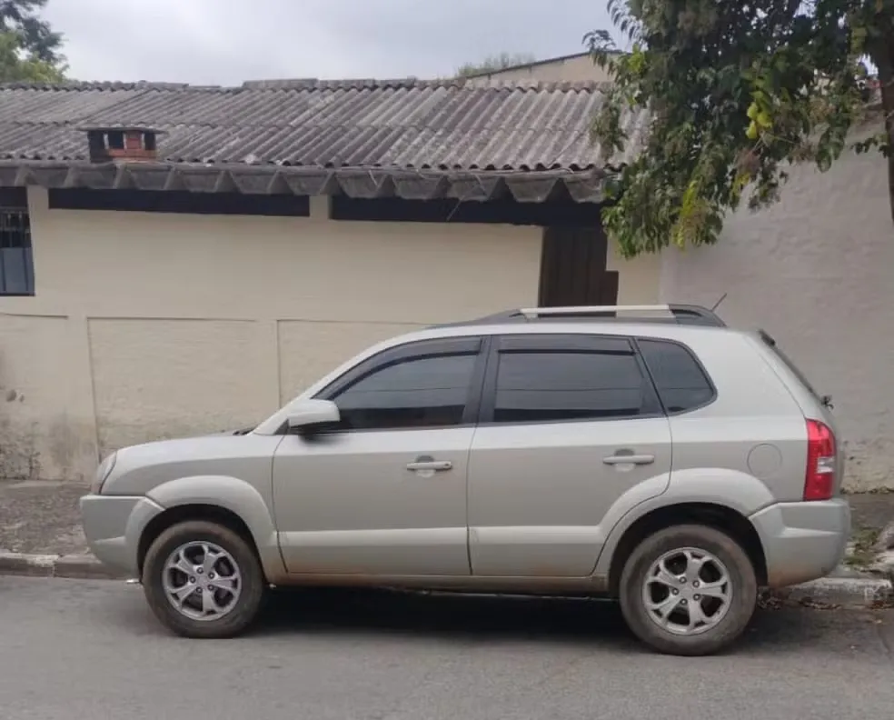 Veículo modelo Tucson, que pertencia a professora Fernanda Bonin. Polícia usou luminol para encontrar vestígios de sangue.
