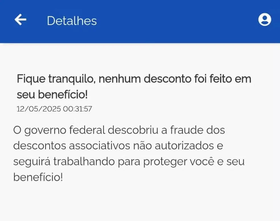 Aviso do INSS para quem não teve descontos identificados