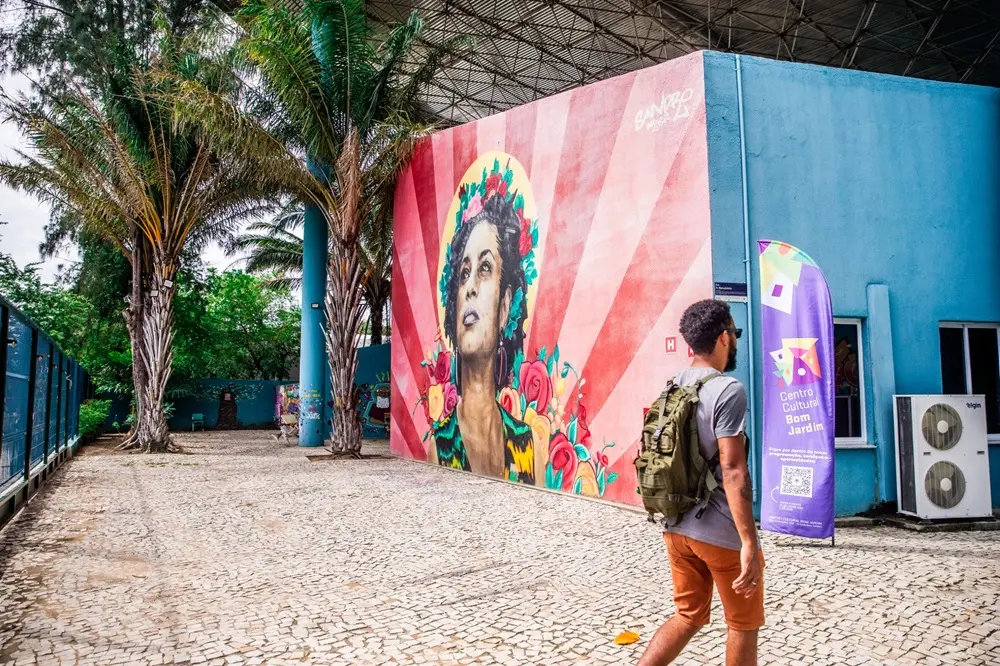 Na imagem, o Centro Cultural Bom Jardim