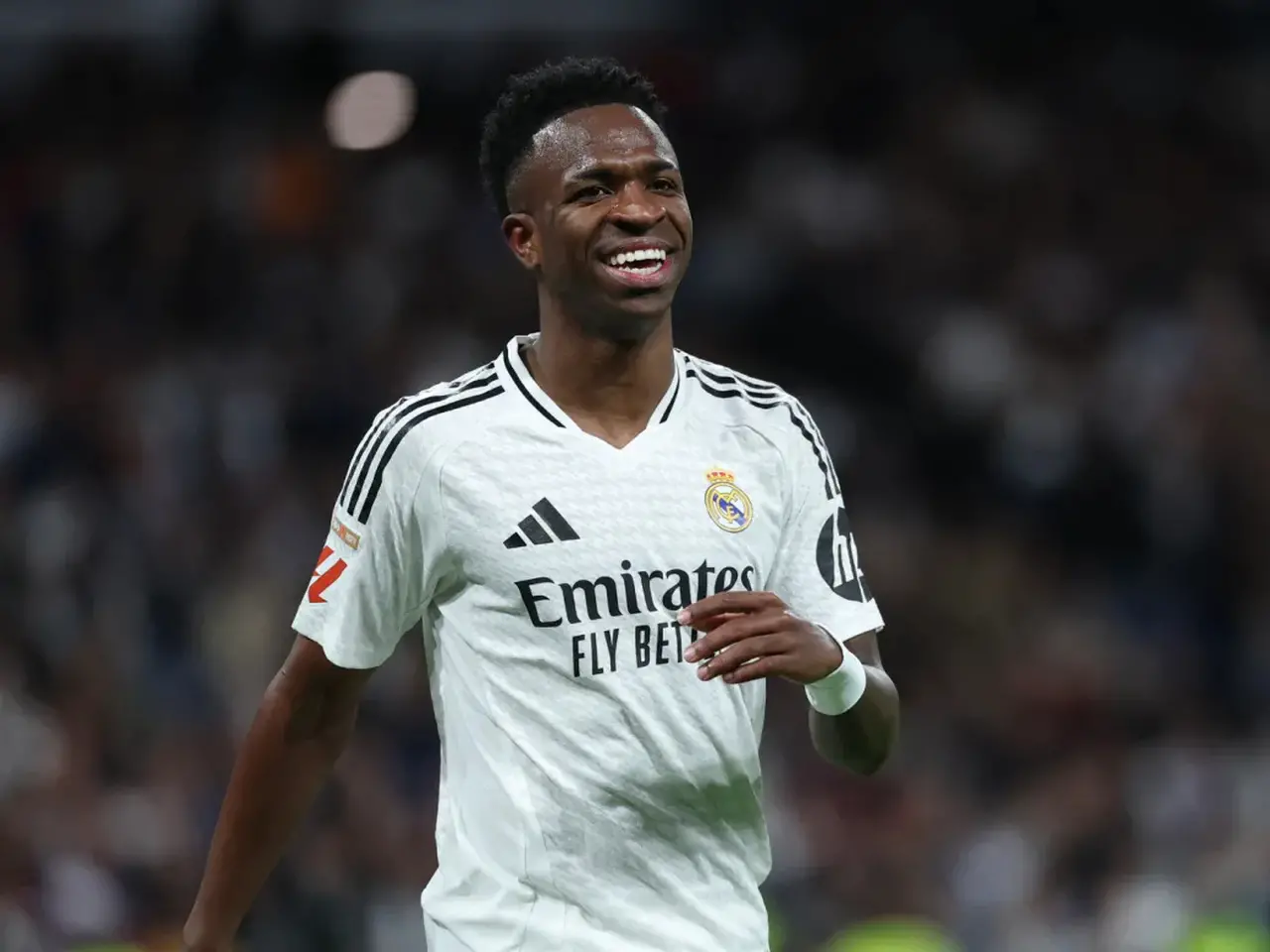 Vini Júnior em ação no Real Madrid