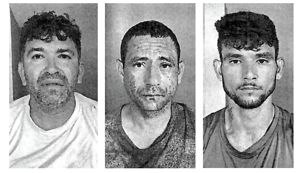 Francisco Márcio Freire, Francisco Teodósio Ramos Neto e Jardson do Nascimento Silva são réus pelo latrocínio (roubo seguido de morte) que vitimou Natany Alves Sales, em Quixeramobim