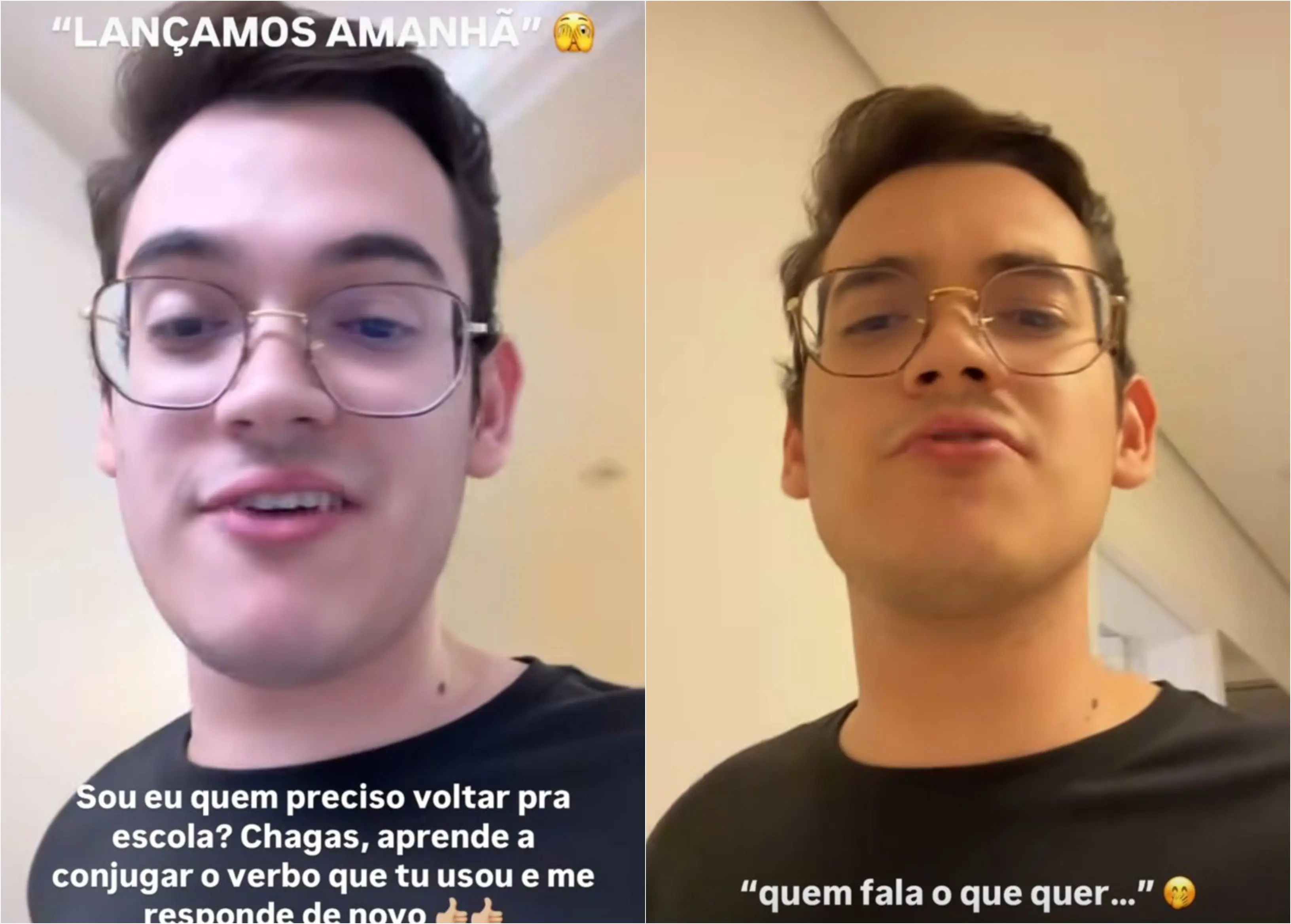 Carmelo Neto em stories