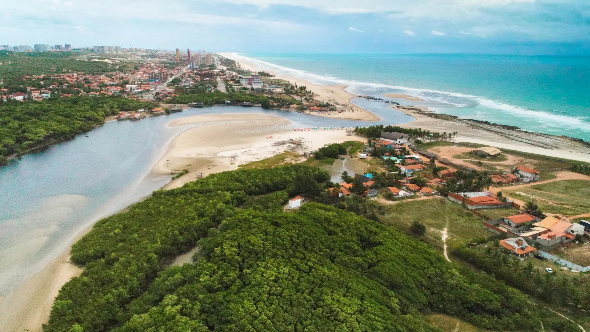 Vista aérea da Sabiaguaba