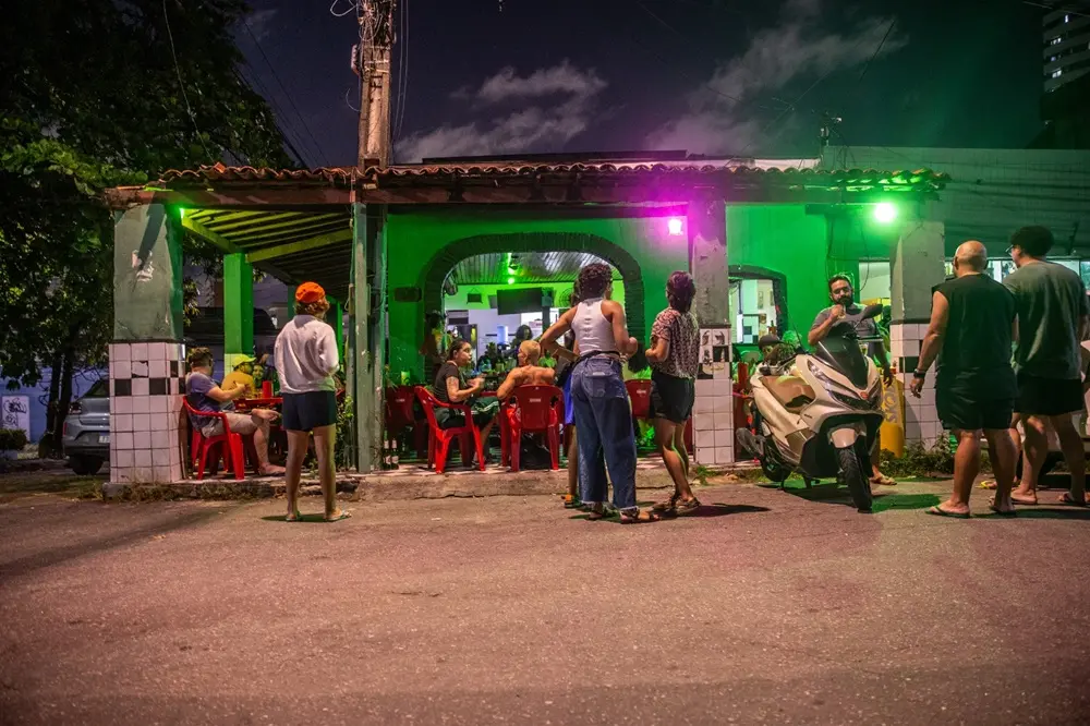 Na imagem, fachada do Boteco Cultural da Angela