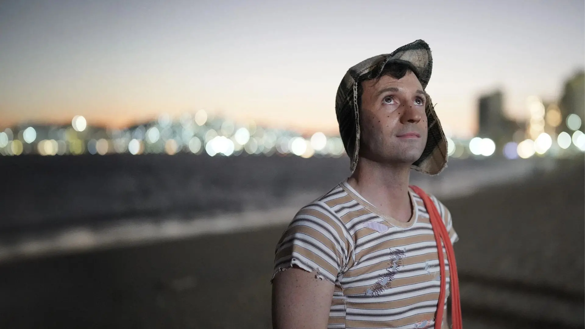 Pablo Cruz caracterizado como Chaves