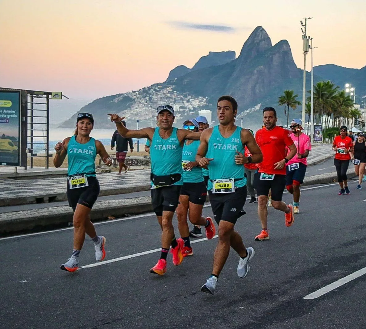 Luciana, Edgy e Tiago já são acostumados a correr em diferentes provas pelo país