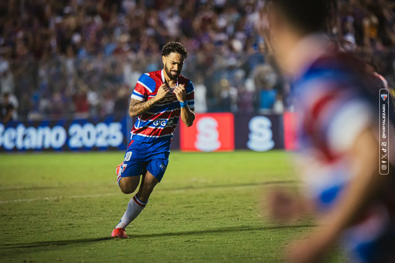 Calebe em ação pelo Fortaleza