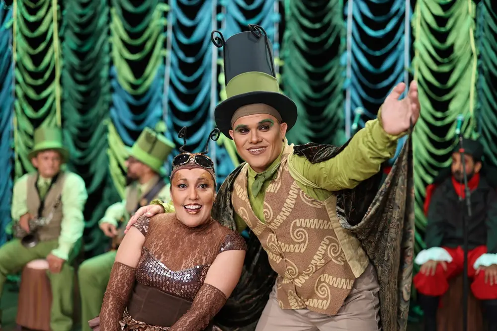 Na imagem, cena do espetáculo 