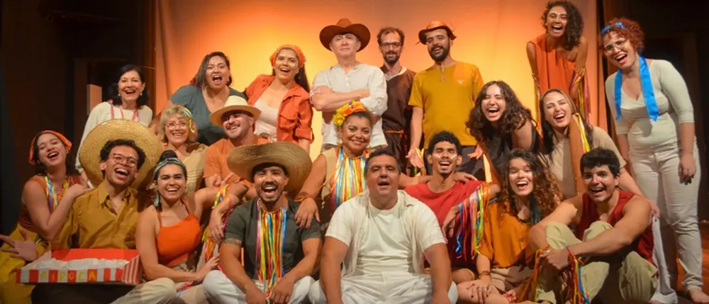 Na imagem, cena do espetáculo 