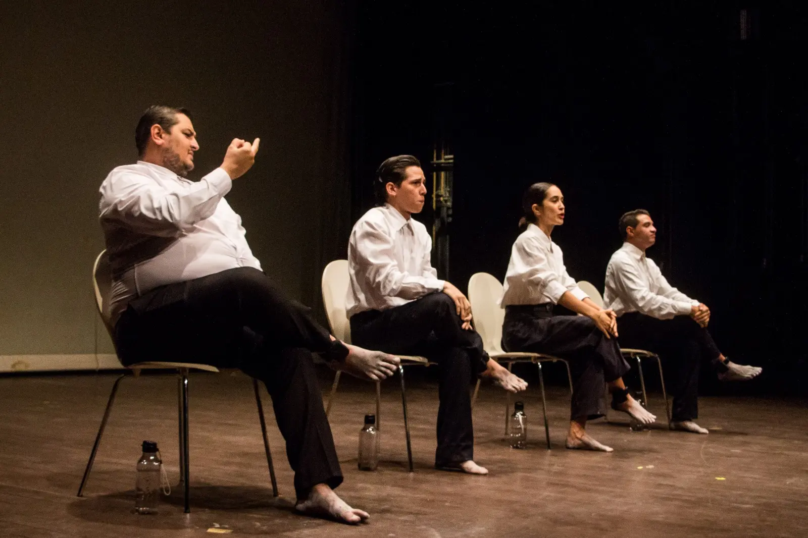 Na imagem, cena do espetáculo 