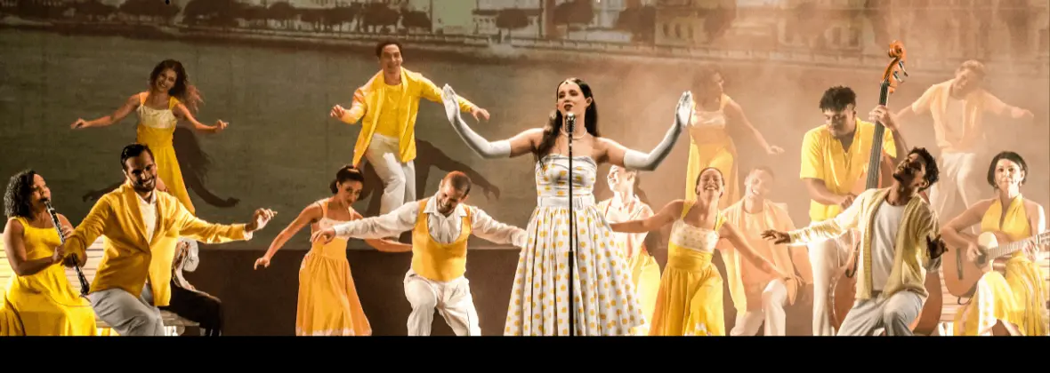 Na imagem, cena do espetáculo 