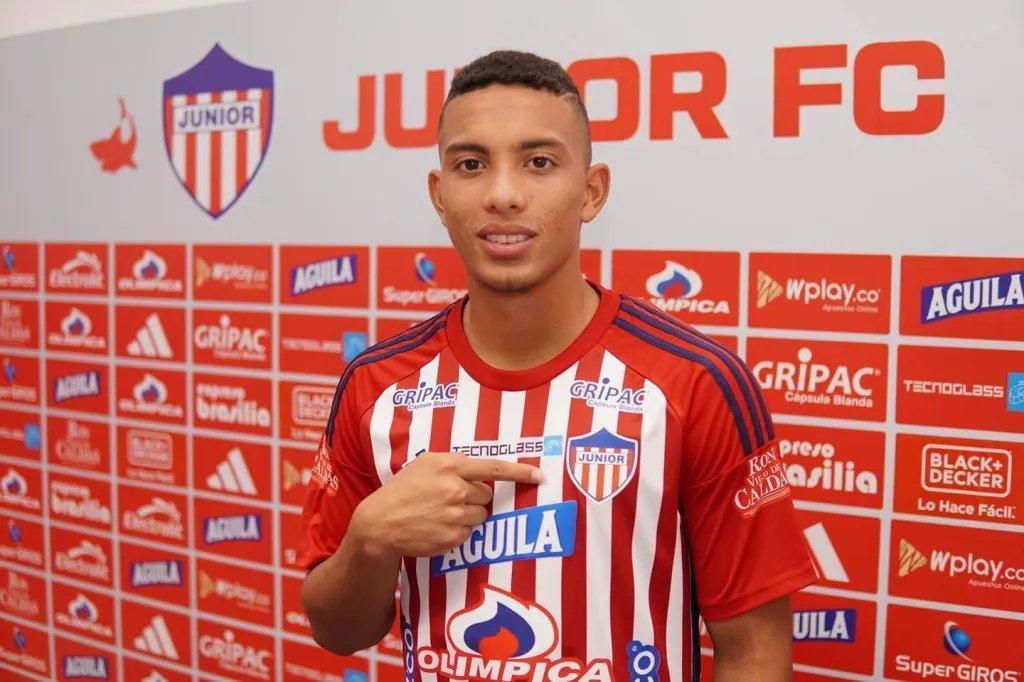 Jordan Barrera em ação pelo Junior Barranquilla