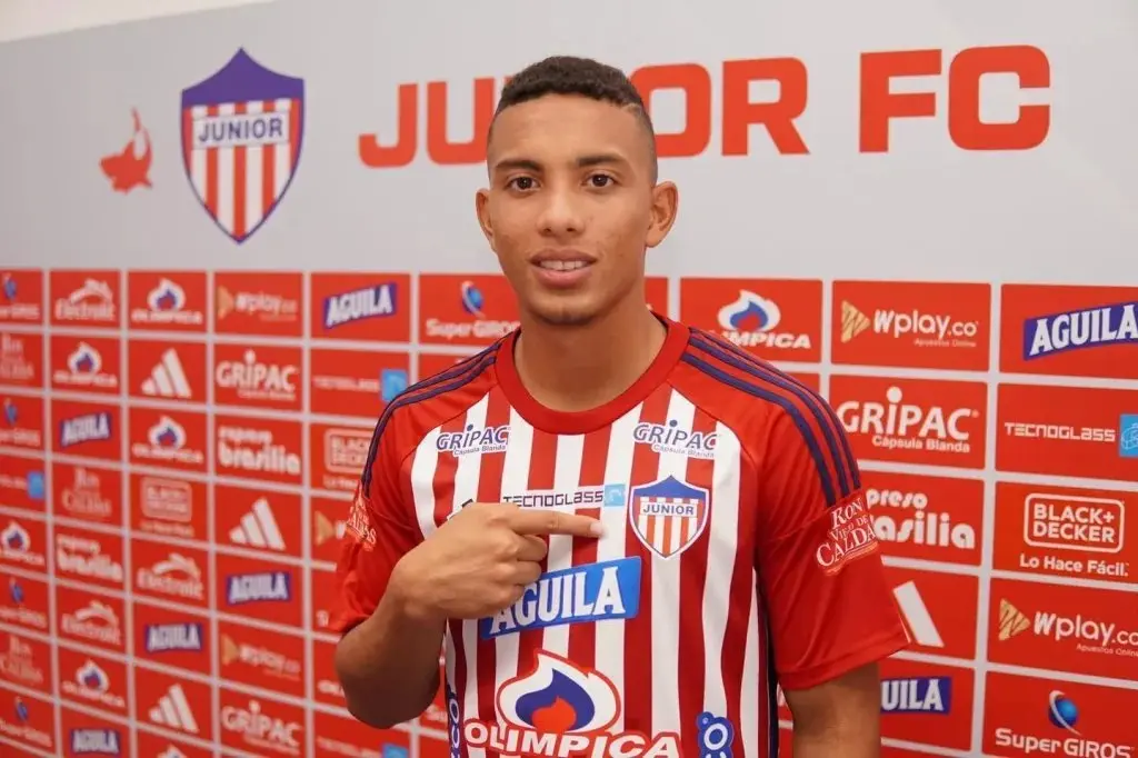 Jordan Barrera em ação pelo Junior Barranquilla
