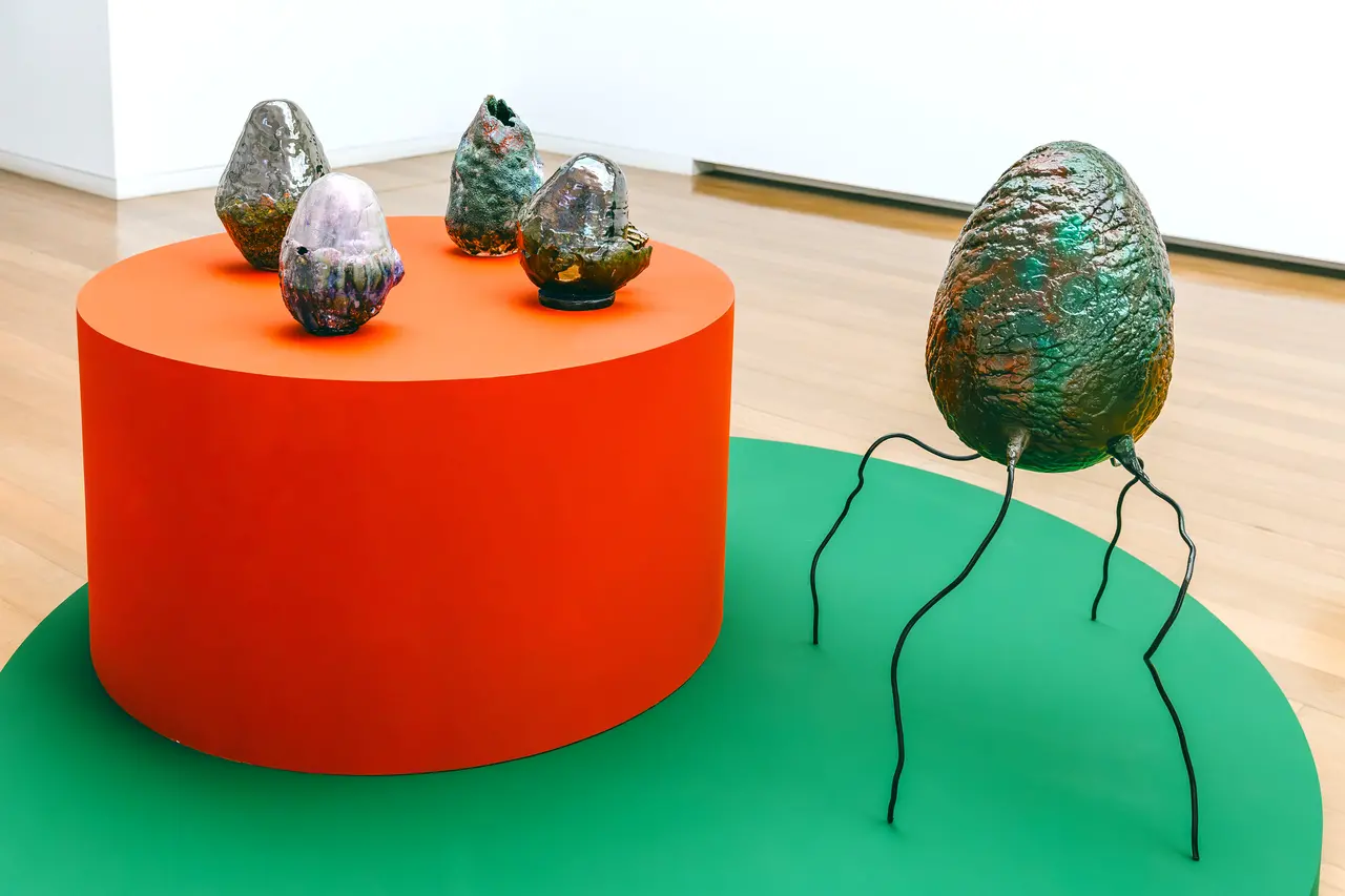 Instalação apresentada por Darks Miranda na 14ª Bienal do Mercosul, na Fundação Iberê Camargo, em Porto Alegre