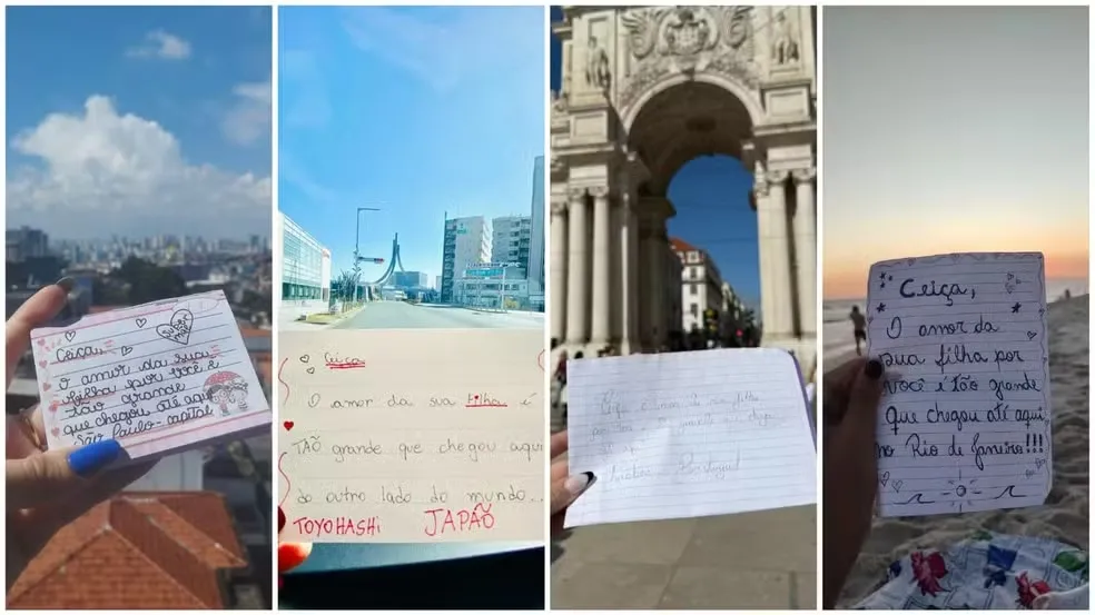 Mensagens de apoio vieram de vários cantos do mundo