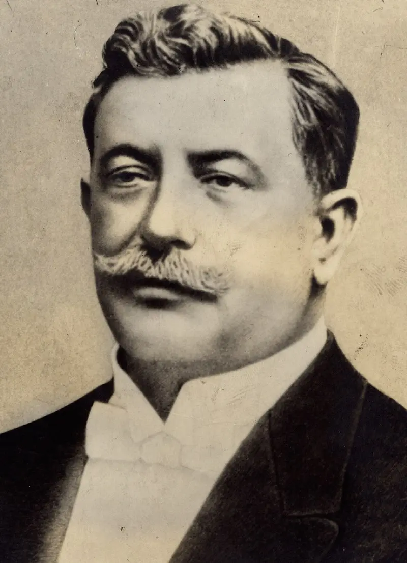 Delmiro Gouveia em retrato preto e branco