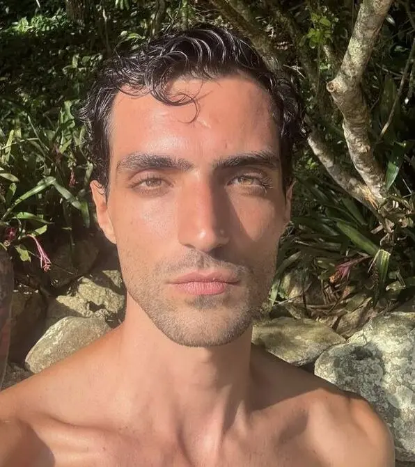 Selfie do modelo Fabricio Santana, ex-namorado de Theodoro Cochrane