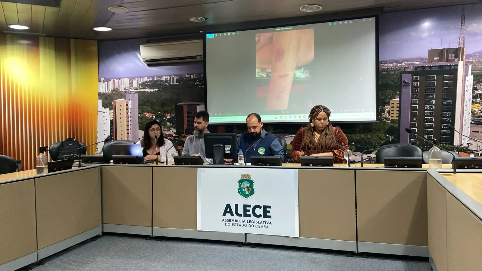 Comitiva do Conselho Nacional dos Direitos Humanos