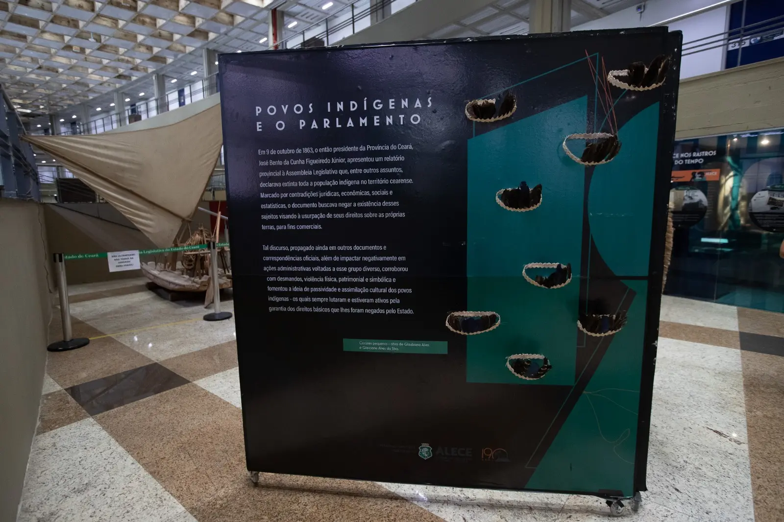 Marco histórico do Relatório Provincial de 1863 é um dos pontos da exposição de 190 anos da Alece, aberta à visitação até 17 de agosto