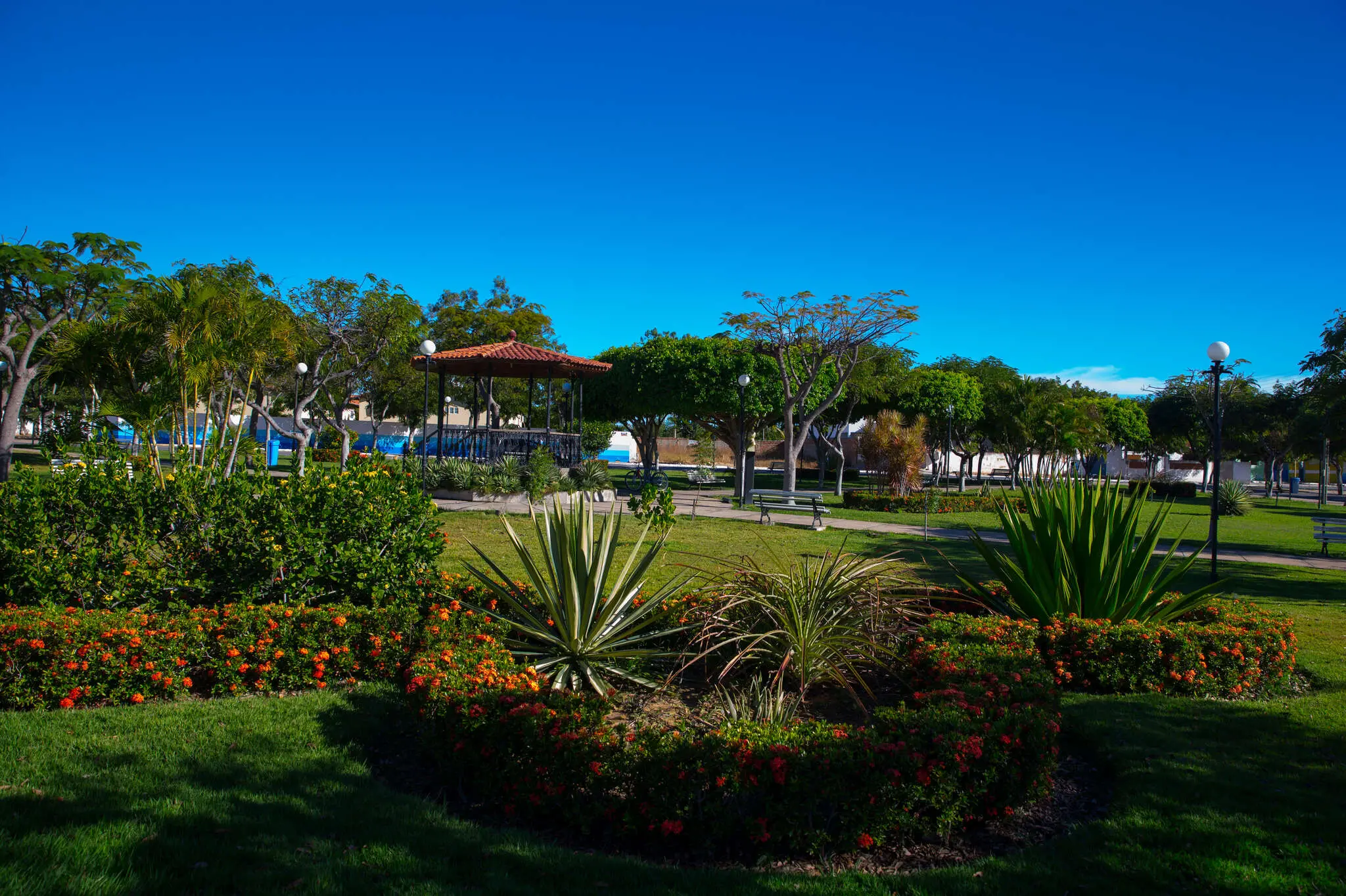 Praça Deputado José Maria Melo, no município de Croatá