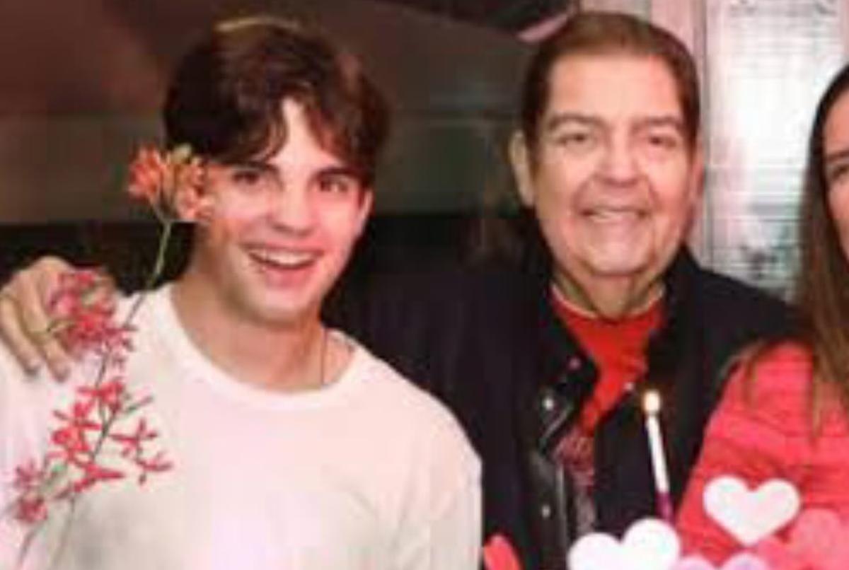 Rodrigo Silva com o pai, Faustão