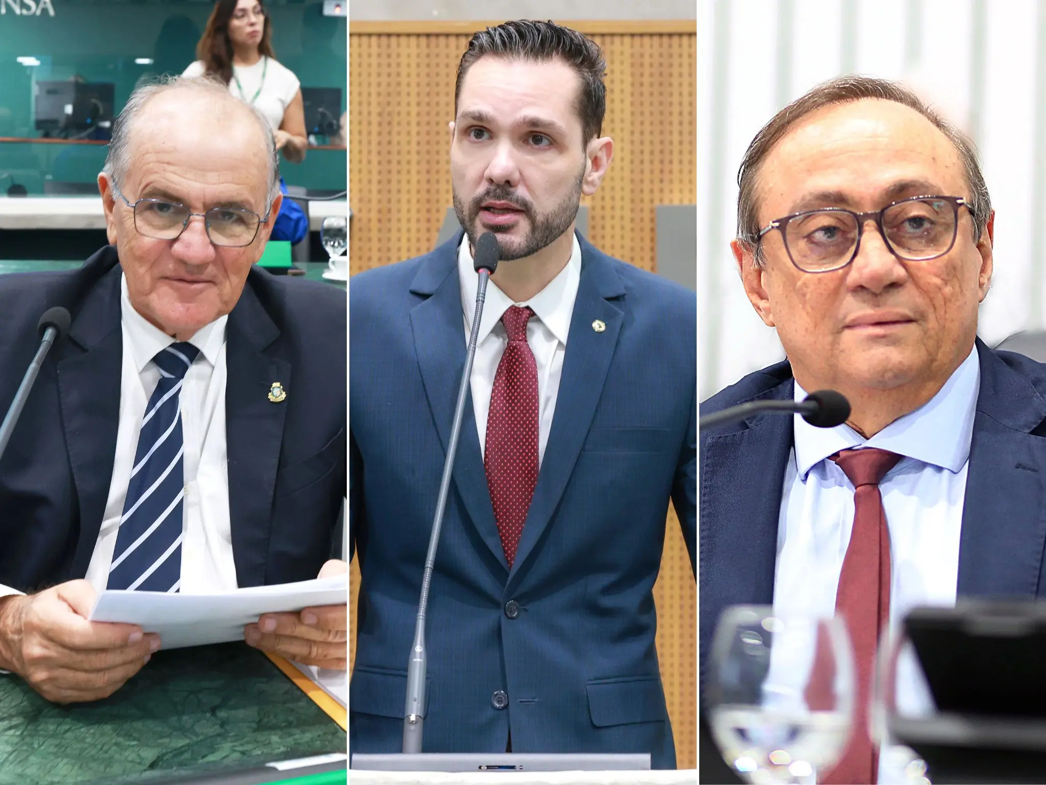 Antônio Granja, Guilherme Bismark e Tin Gomes são os suplentes do PSB em exercício